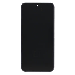 Samsung Galaxy S22 S901B Display And Digitizer With Frame Phantom Black Service Pack