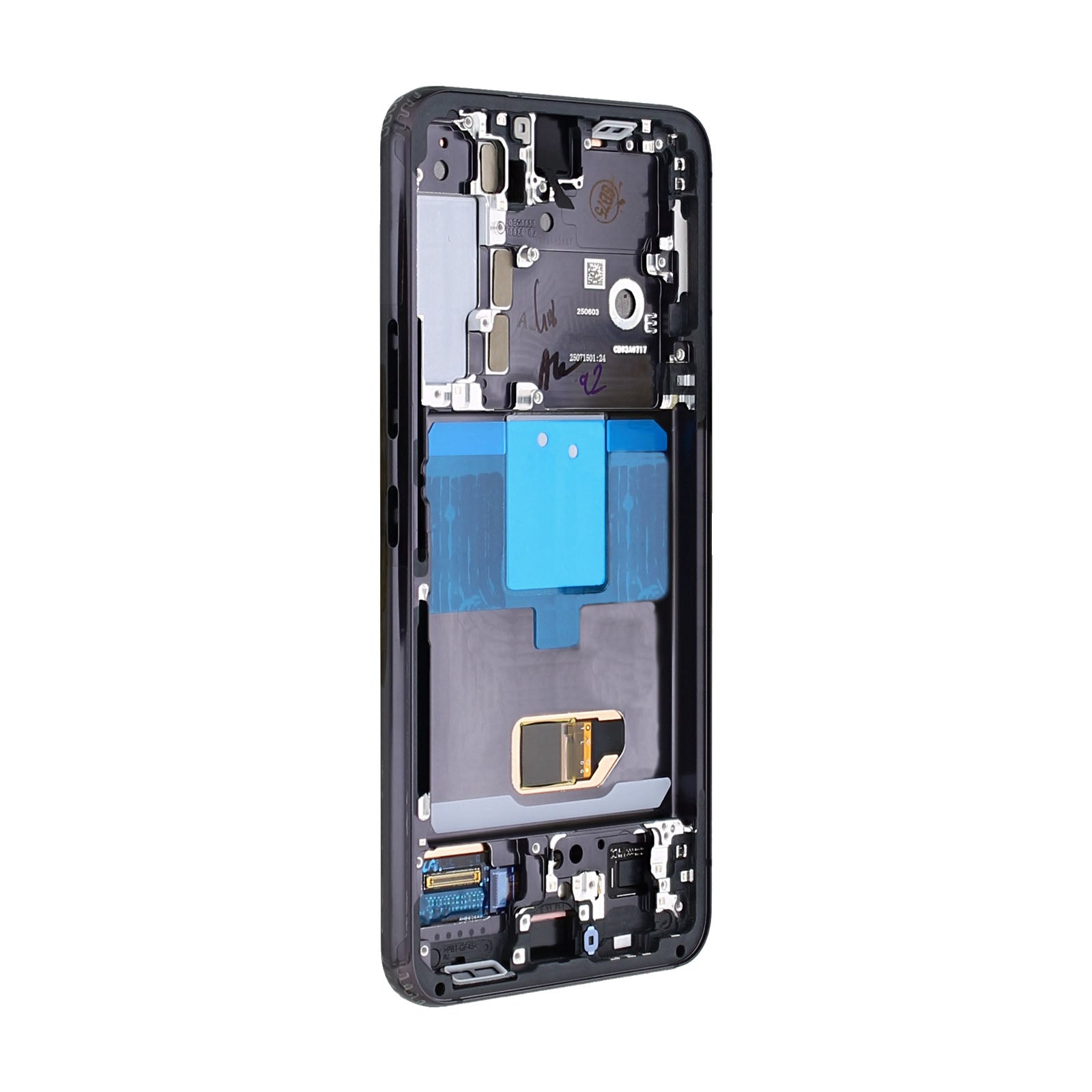 Samsung Galaxy S22 S901B Display And Digitizer With Frame Phantom Black Service Pack