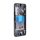 Samsung Galaxy S22 S901B Display And Digitizer With Frame Phantom Black Service Pack