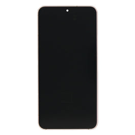 Samsung Galaxy S22 S901B Display And Digitizer With Frame Pink Gold Service Pack