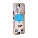 Samsung Galaxy S22 S901B Display And Digitizer With Frame Pink Gold Service Pack