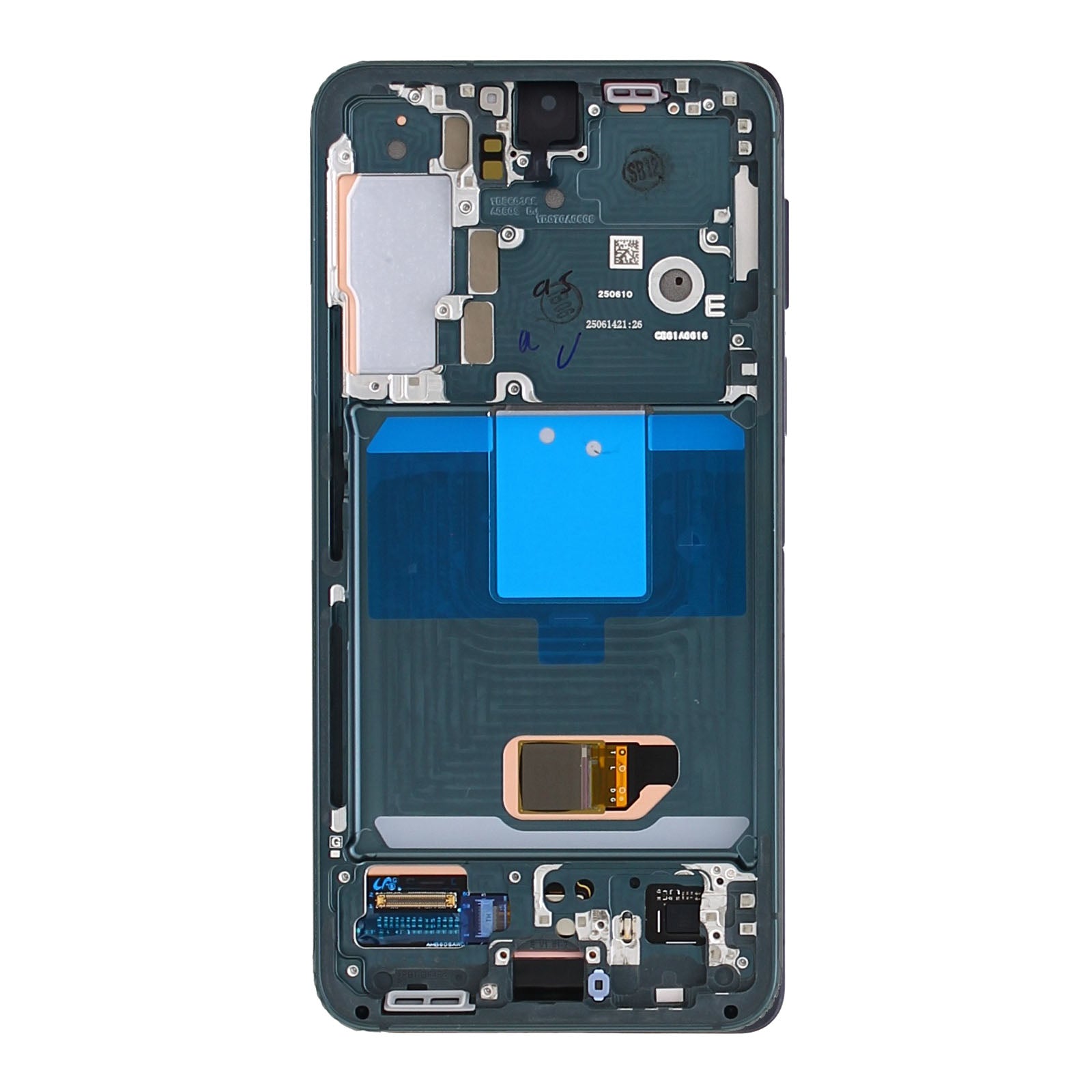 Samsung Galaxy S22 S901B Display And Digitizer With Frame Green Service Pack
