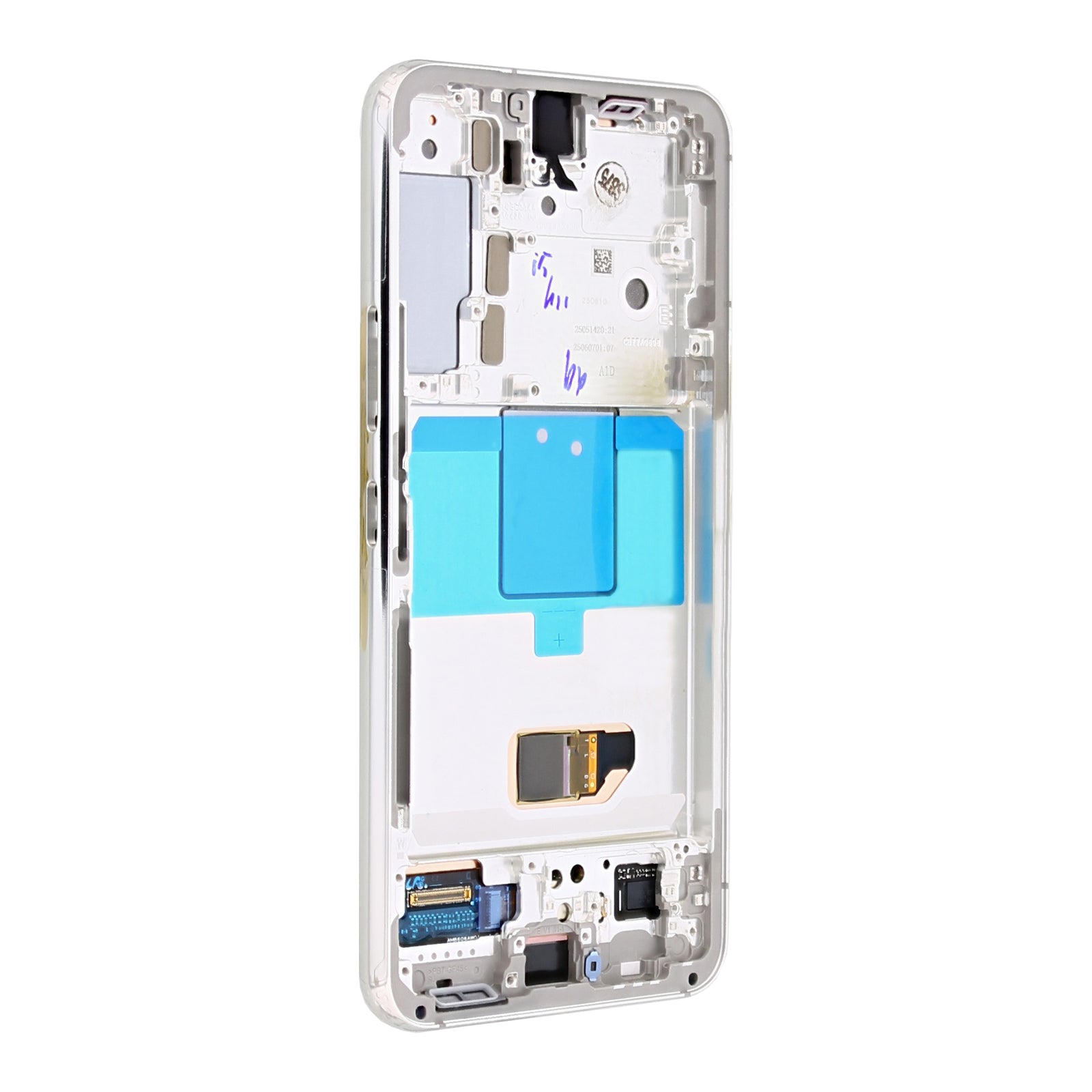 Samsung Galaxy S22 S901B Display And Digitizer With Frame Phantom White, Cream,Sky Blue Service Pack