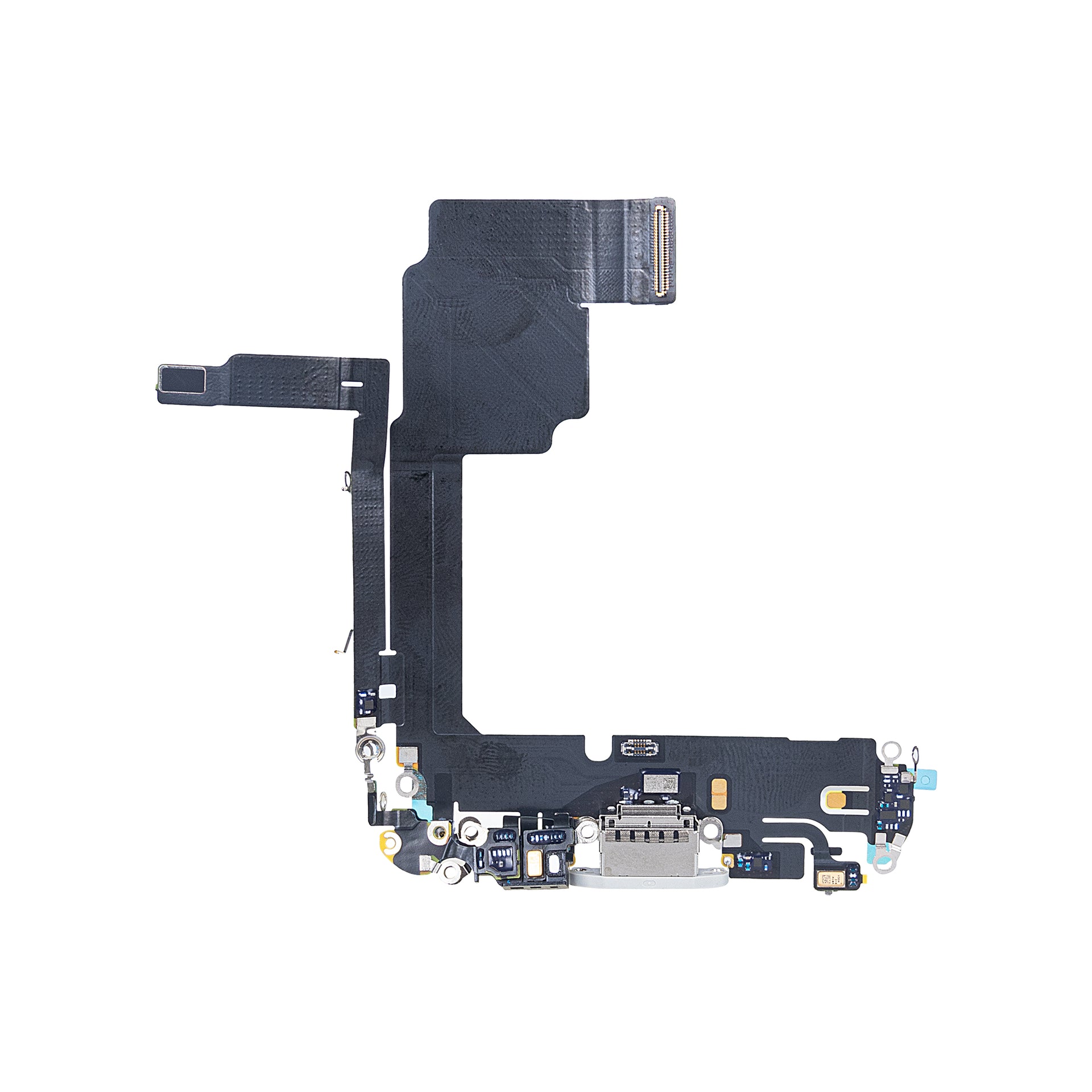 For Apple iPhone 15 Pro System Charging Flex White Titanium Pulled