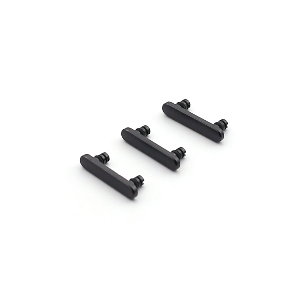 For Apple iPhone 8, iPhone SE (2020) Power And Volume Button Set Black OEM (3pcs)