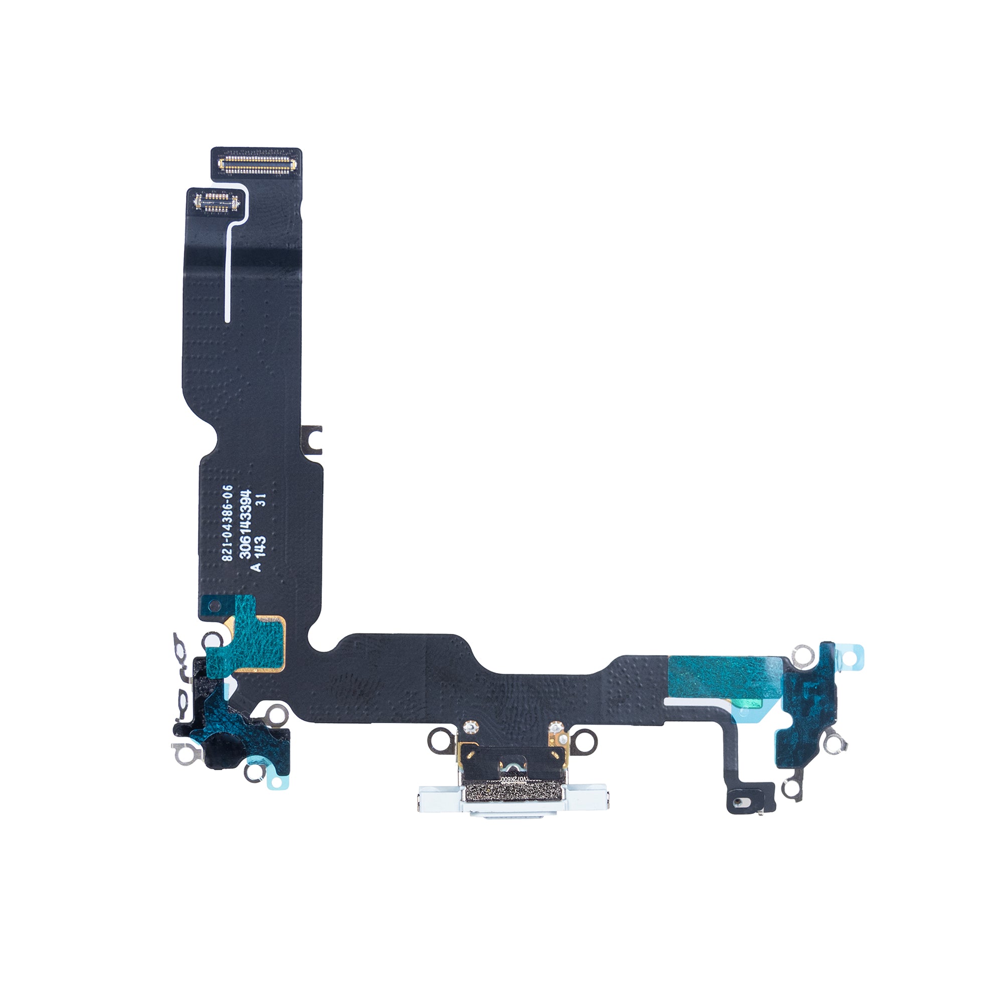 For Apple iPhone 15 Plus System Charging Flex Blue Pulled