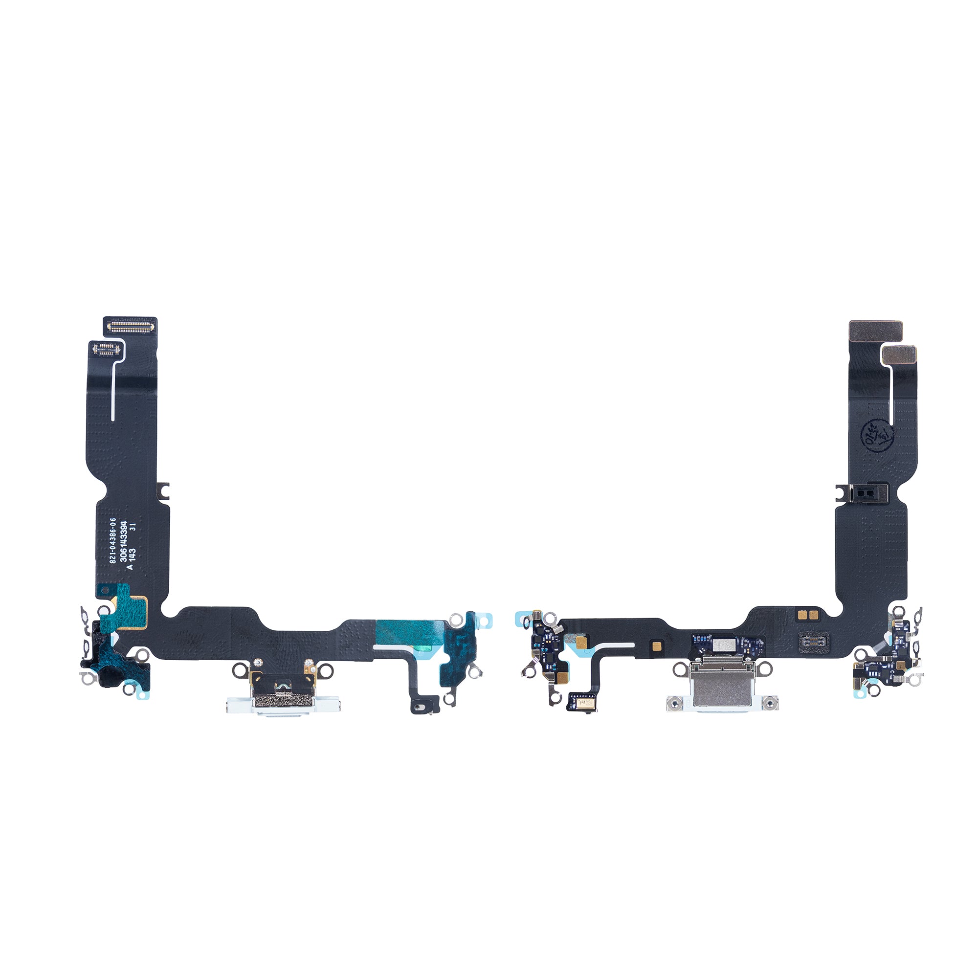 For Apple iPhone 15 Plus System Charging Flex Blue Pulled