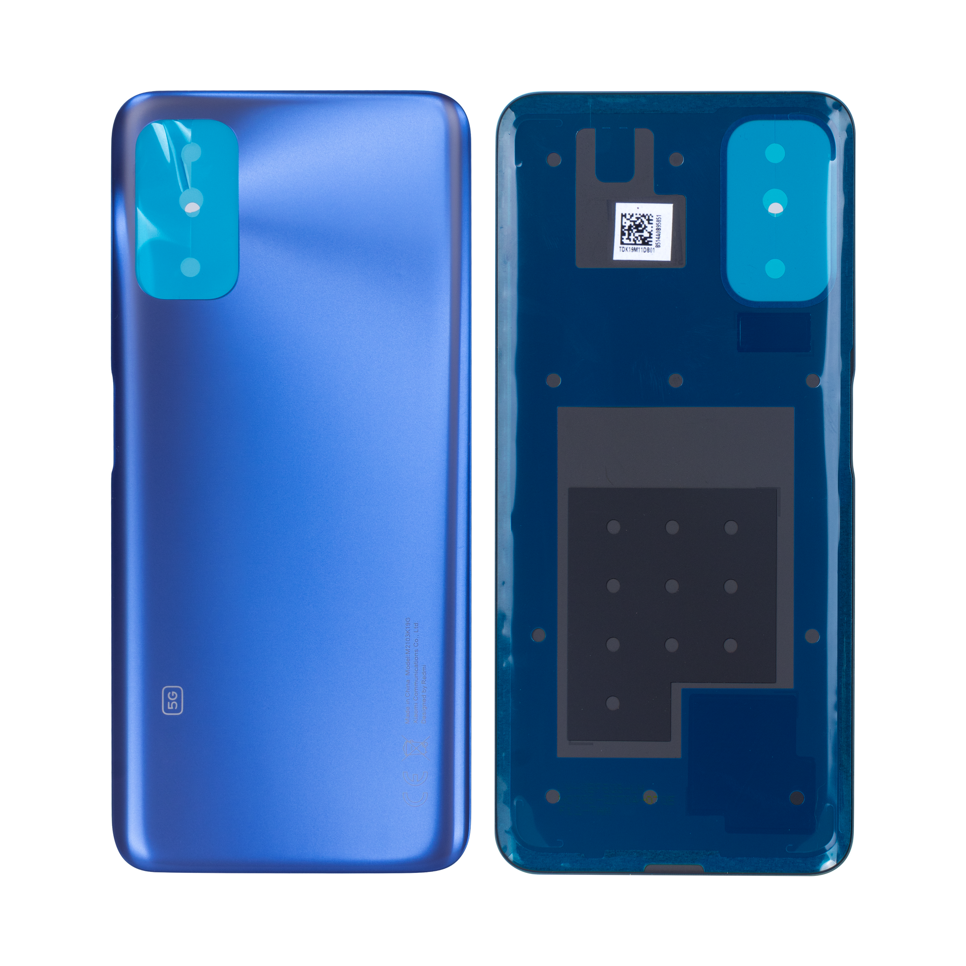 Xiaomi Redmi Note 10 5G Back Cover Without Lens Nighttime Blue OEM