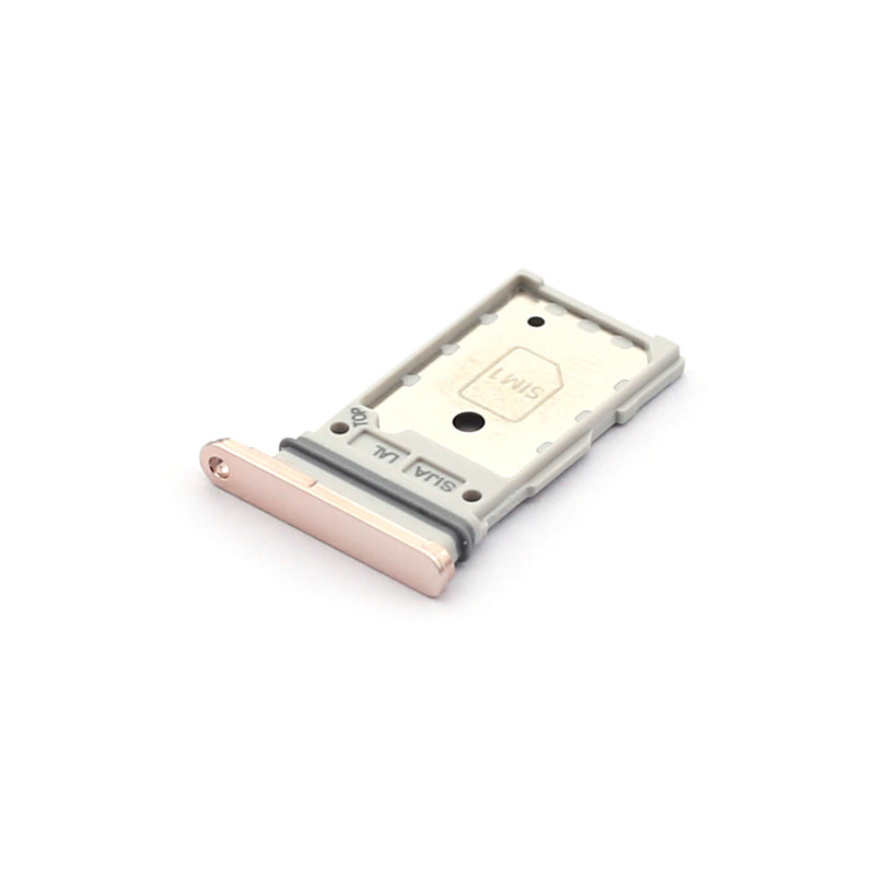 Samsung Galaxy S22 S901B Sim And MicroSD Card Holder Pink Gold OEM