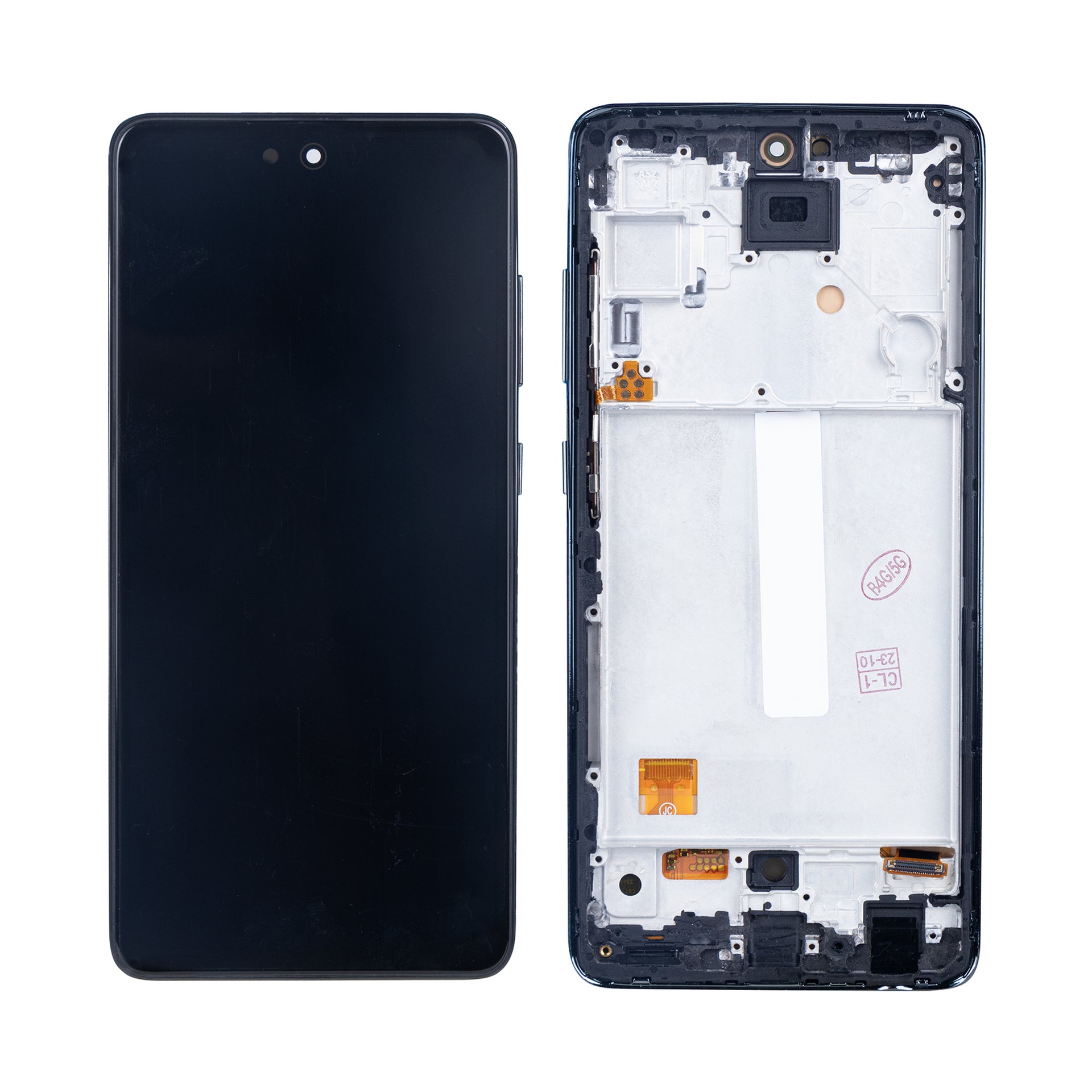 Samsung Galaxy A52 5G A526B, A52s 5G A528B Display And Digitizer With Frame Awesome Black Soft-OLED