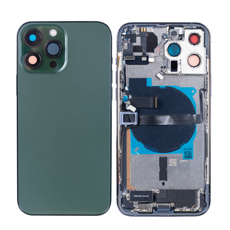 For iPhone 13 Pro Max Complete Housing incl. All Small Parts Without Battery & Back Cam Alpine Green