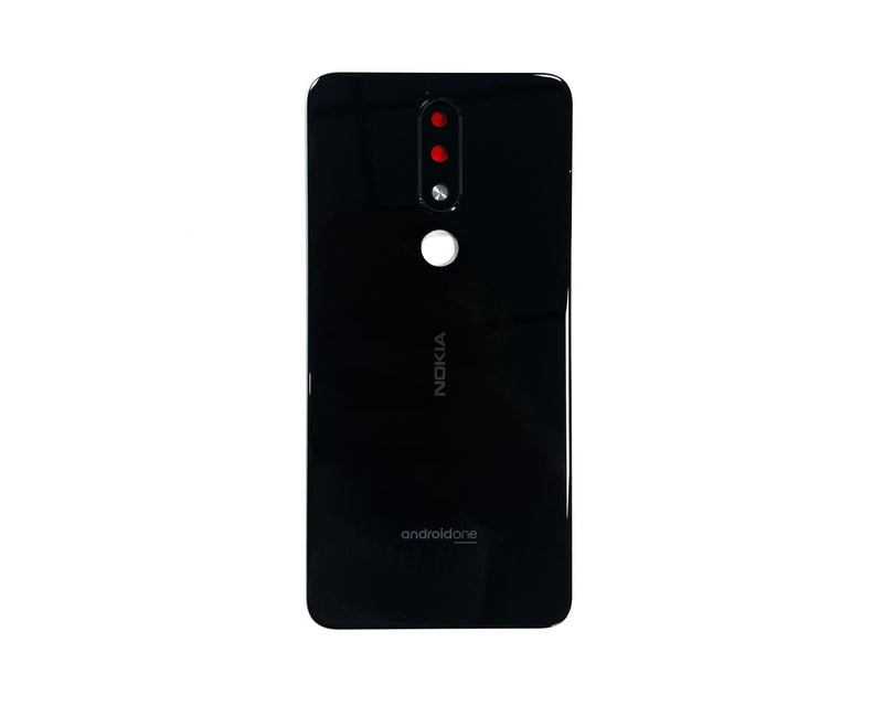 Nokia 5.1 Plus (X5) Back Cover Black (+ Lens)