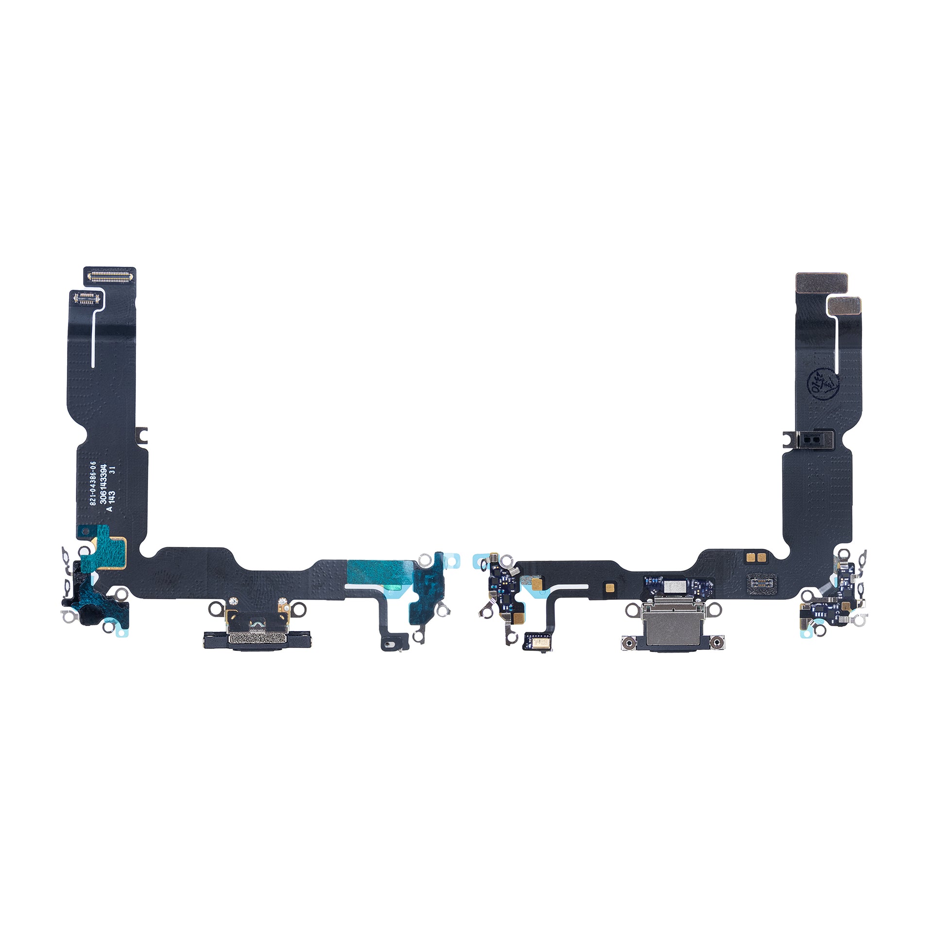 For Apple iPhone 15 Plus System Charging Flex Black Pulled