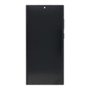 Samsung Galaxy S22 Ultra S908B Display And Digitizer With Frame Phantom Black Service Pack