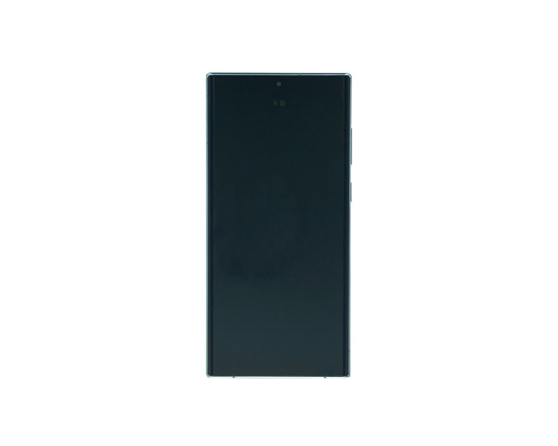 Samsung Galaxy S22 Ultra S908B Display And Digitizer With Frame Phantom White Service Pack