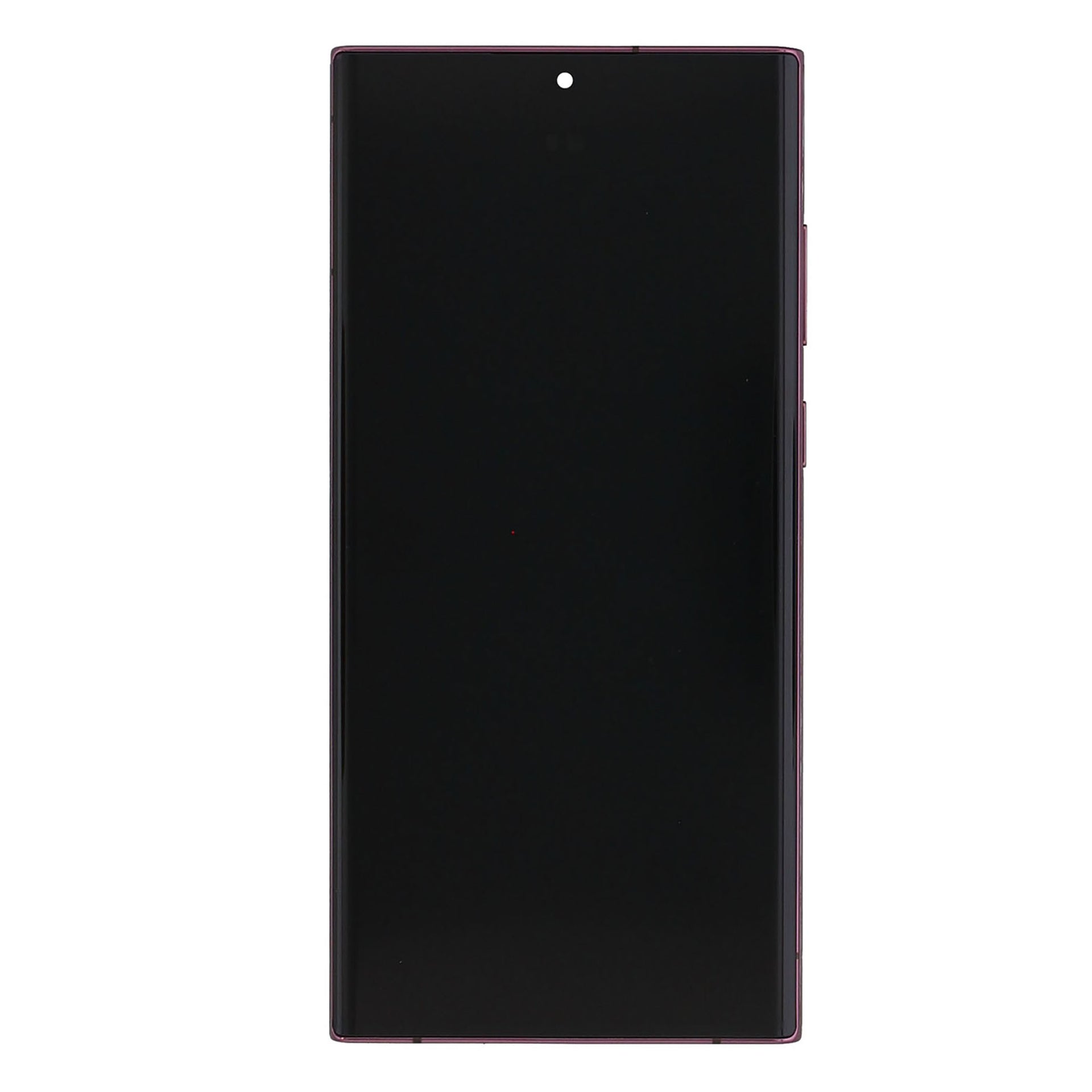 Samsung Galaxy S22 Ultra S908B Display And Digitizer With Frame Burgundy Service Pack