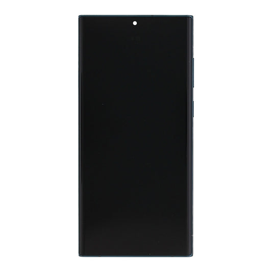 Samsung Galaxy S22 Ultra S908B Display And Digitizer With Frame Green Service Pack