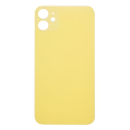 For Apple iPhone 11 Back Glass, Enlarged Camera Frame Yellow Compatible