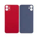 For Apple iPhone 11 Back Glass, Enlarged Camera Frame Red Compatible