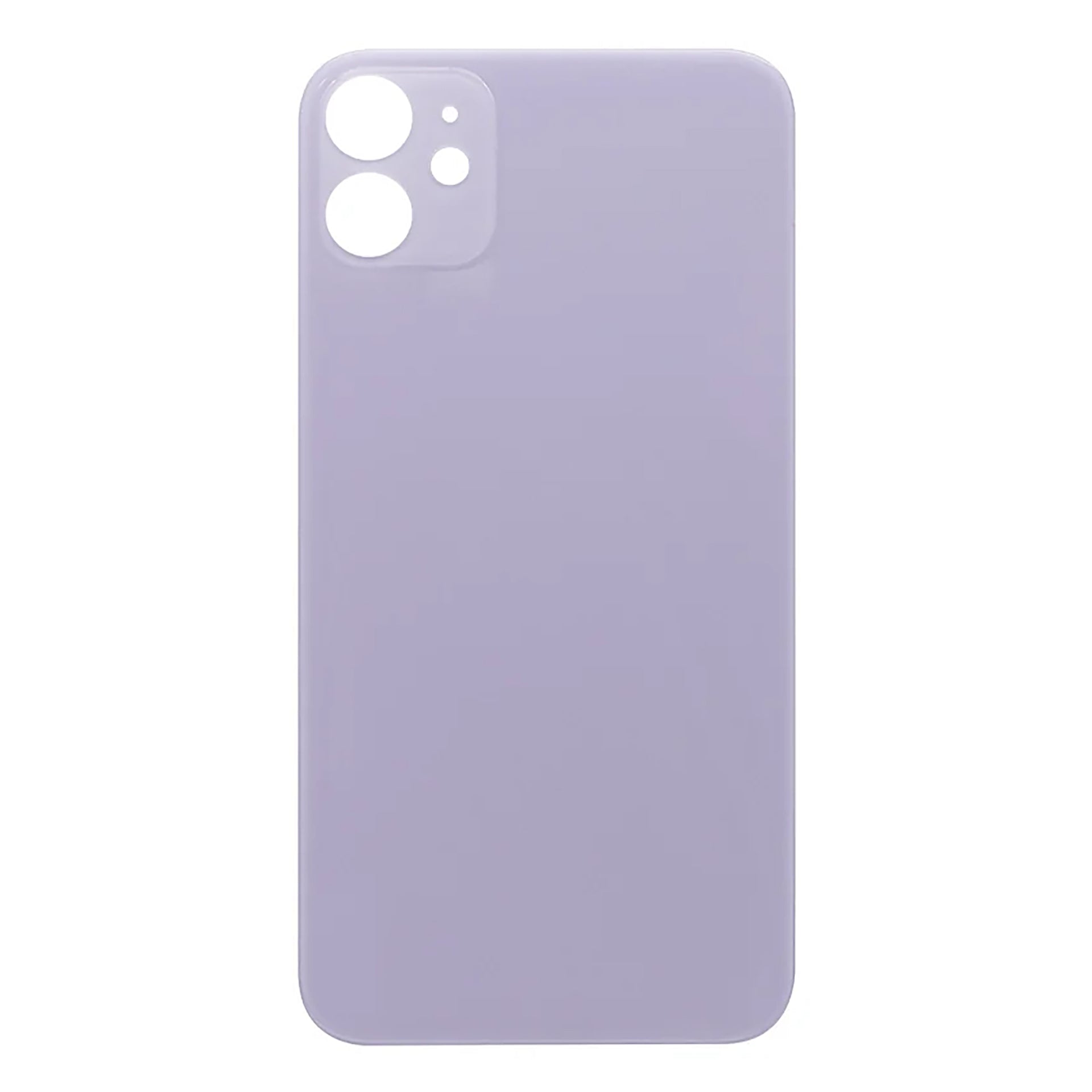For Apple iPhone 11 Back Glass, Enlarged Camera Frame Purple Compatible