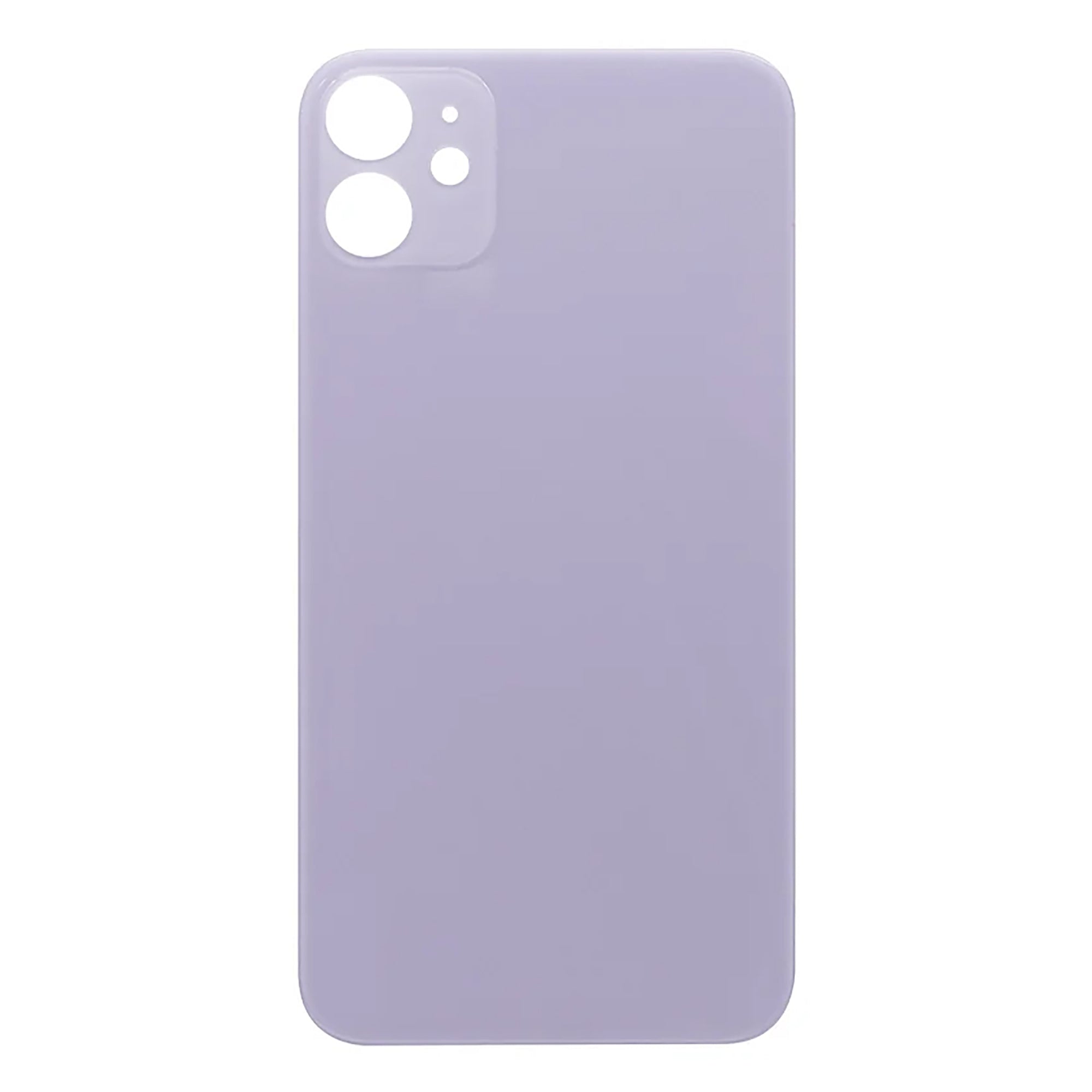 For Apple iPhone 11 Back Glass, Enlarged Camera Frame Purple Compatible