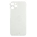 For Apple iPhone 11 Pro Back Glass, Enlarged Camera Frame Silver Compatible