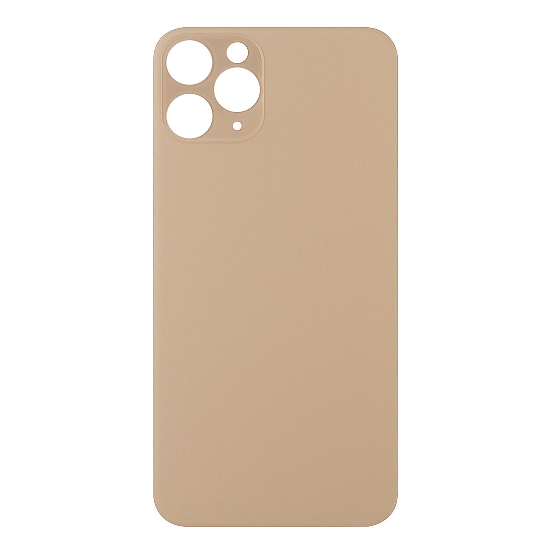For Apple iPhone 11 Pro Back Glass, Enlarged Camera Frame Gold Compatible