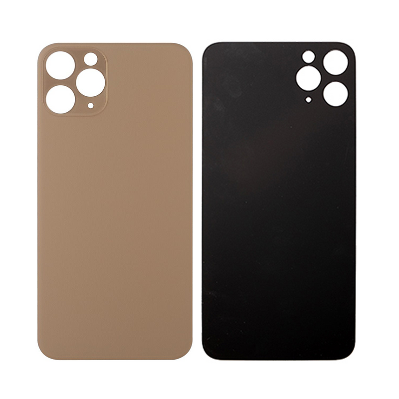 For iPhone 11 Pro Extra Glass Gold (Enlarged camera frame)