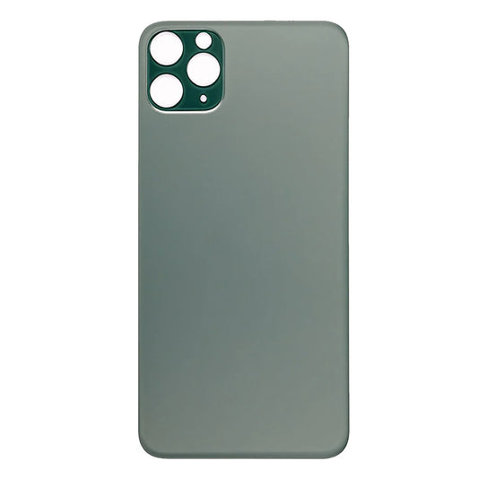 For Apple iPhone 11 Pro Max Back Glass, Enlarged Camera Frame Green Compatible