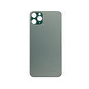 For Apple iPhone 11 Pro Max Back Glass, Enlarged Camera Frame Green Compatible