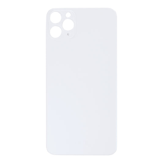 For Apple iPhone 11 Pro Max Back Glass, Enlarged Camera Frame Silver Compatible