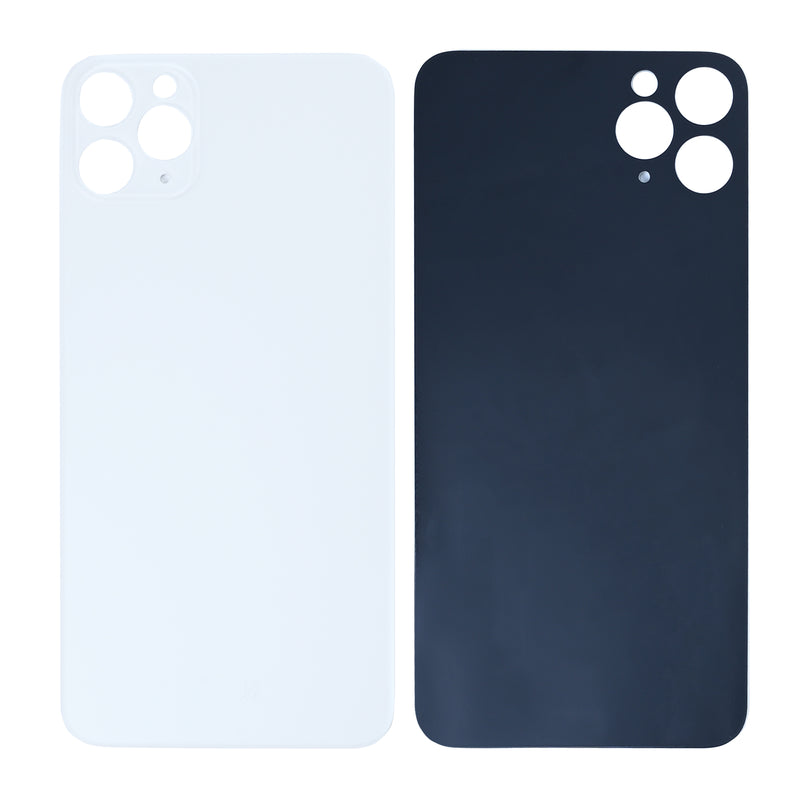 For iPhone 11 Pro Max Extra Glass Silver (Enlarged Camera Frame)