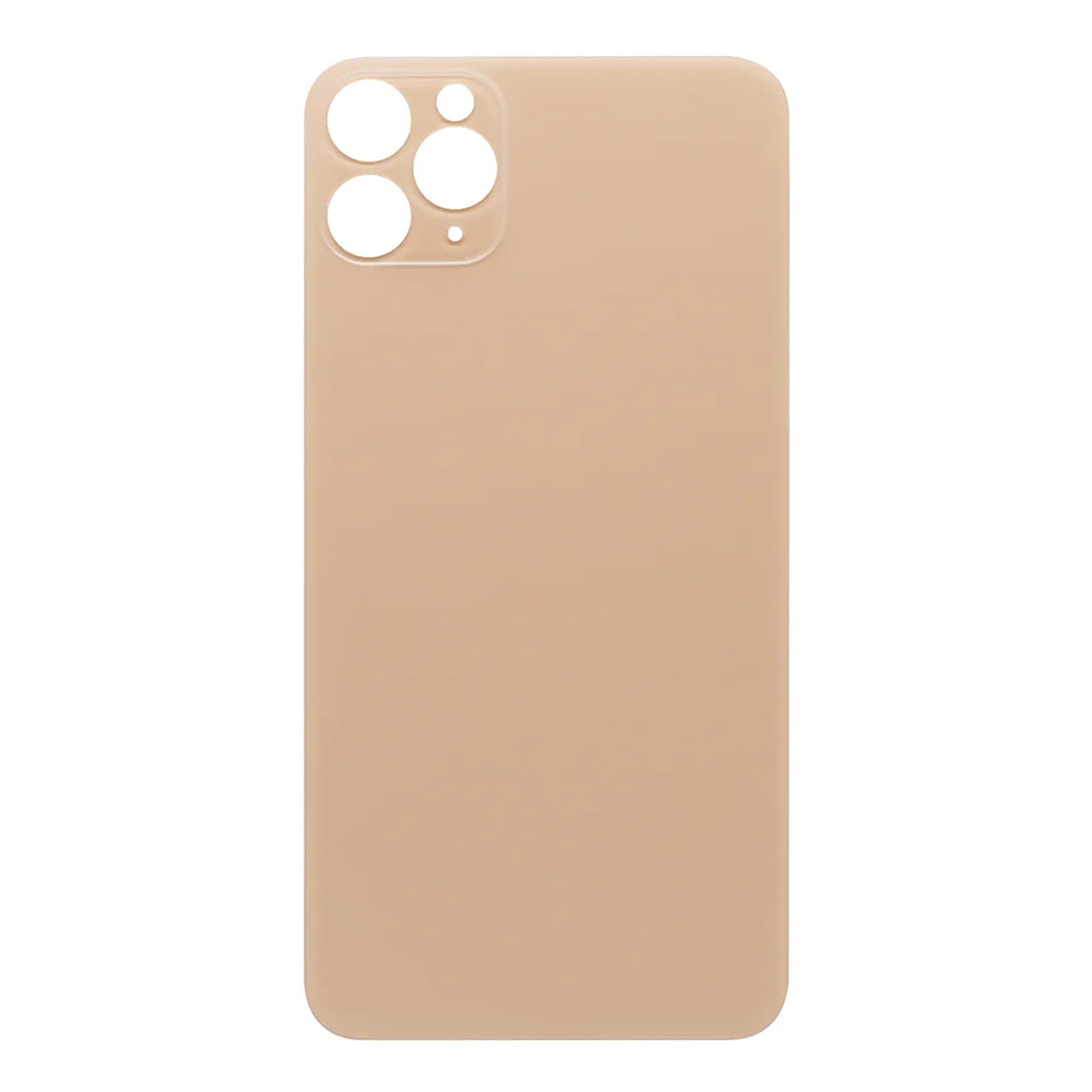 For Apple iPhone 11 Pro Max Back Glass, Enlarged Camera Frame Gold Compatible