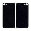 For Apple iPhone SE (2020, 2022) Back Glass, Enlarged Camera Frame Black Compatible