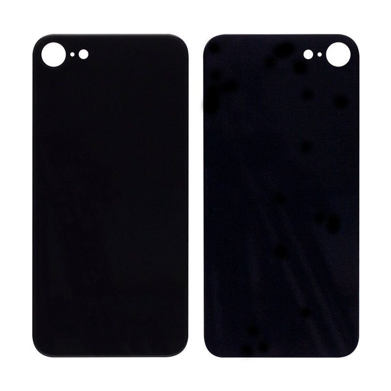 For iPhone SE (2020, 2022) Extra Glass Black (Enlarged Camera Frame)