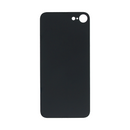 For Apple iPhone SE (2020, 2022) Back Glass, Enlarged Camera Frame White Compatible