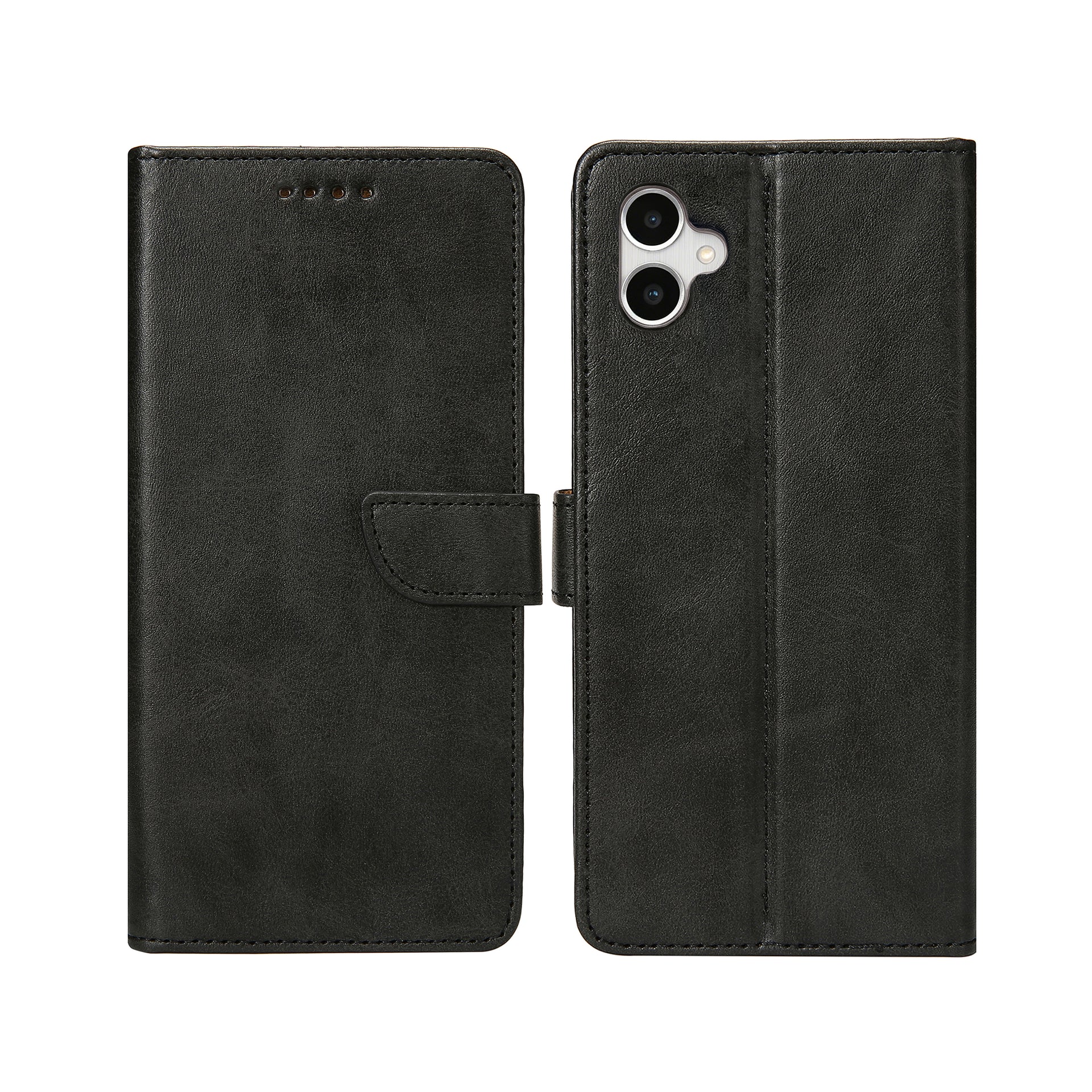 Rixus Bookcase For Samsung Galaxy A05 Black