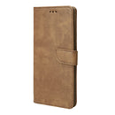 Rixus Bookcase For Samsung Galaxy A05 Light Brown