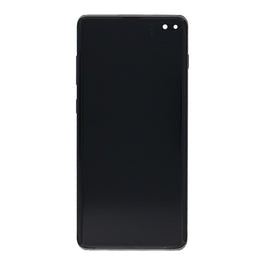 Samsung Galaxy S10 Plus G975F Display And Digitizer With Frame Prism Black Service Pack