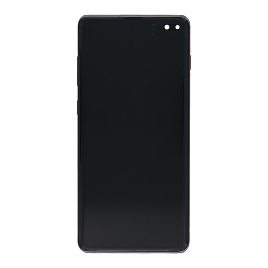 Samsung Galaxy S10 Plus G975F Display And Digitizer With Frame Prism Black Service Pack