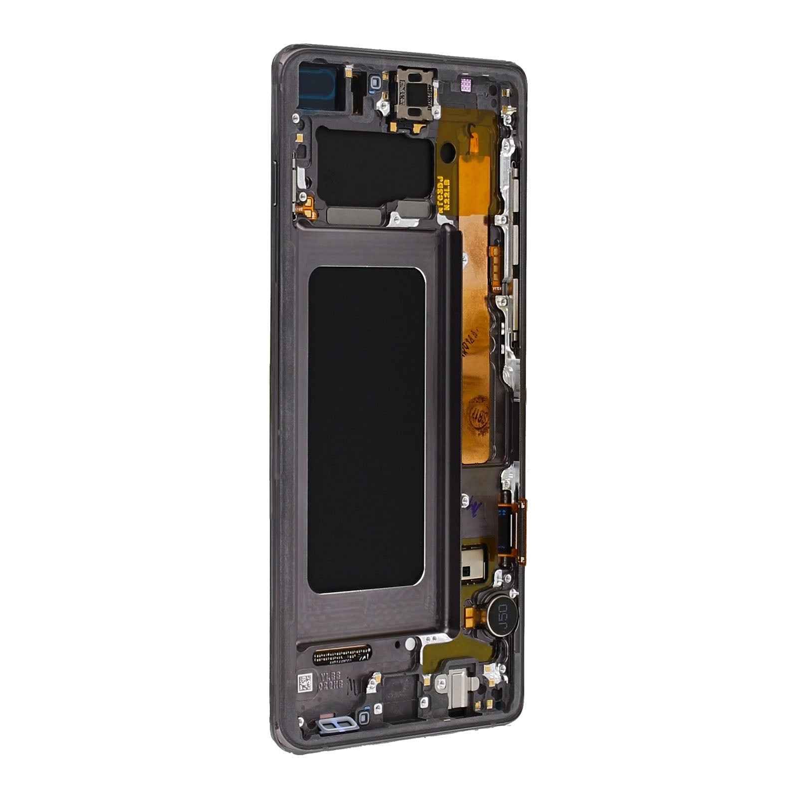 Samsung Galaxy S10 Plus G975F Display And Digitizer With Frame Prism Black Service Pack