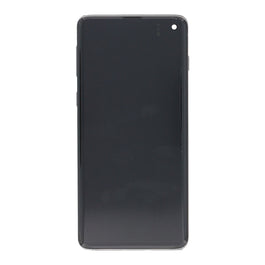 Samsung Galaxy S10 G973F Display And Digitizer With Frame Prism Black Service Pack