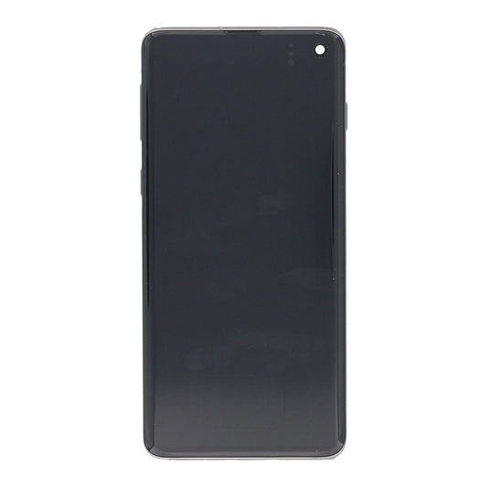 Samsung Galaxy S10 G973F Display And Digitizer With Frame Prism Black Service Pack