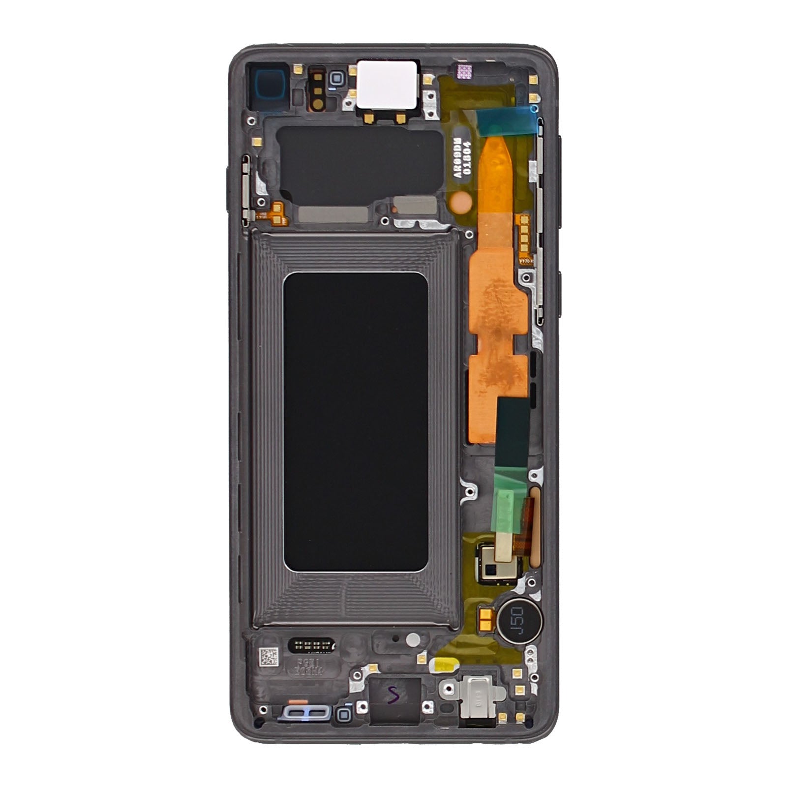 Samsung Galaxy S10 G973F Display And Digitizer With Frame Prism Black Service Pack