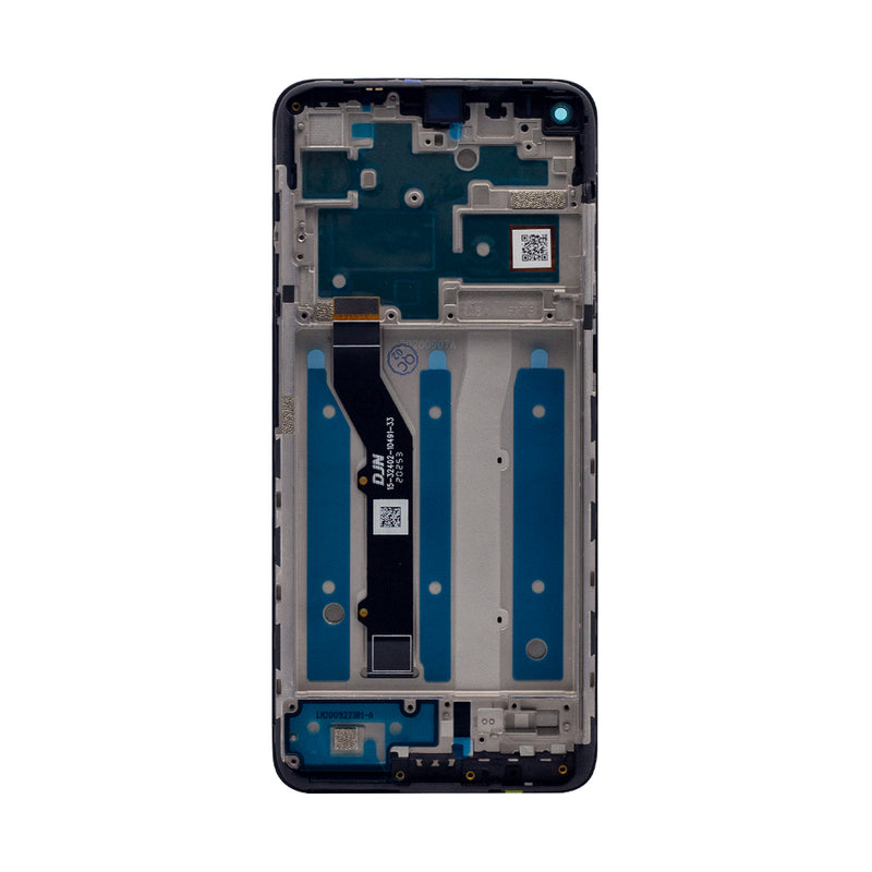 Motorola Moto G9 Plus Display And Digitizer With Frame Black OEM