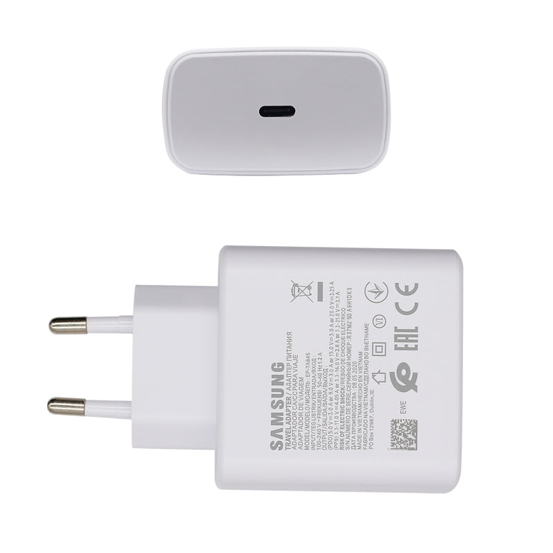 Samsung Fast Charger USB-C 45W White Bulk