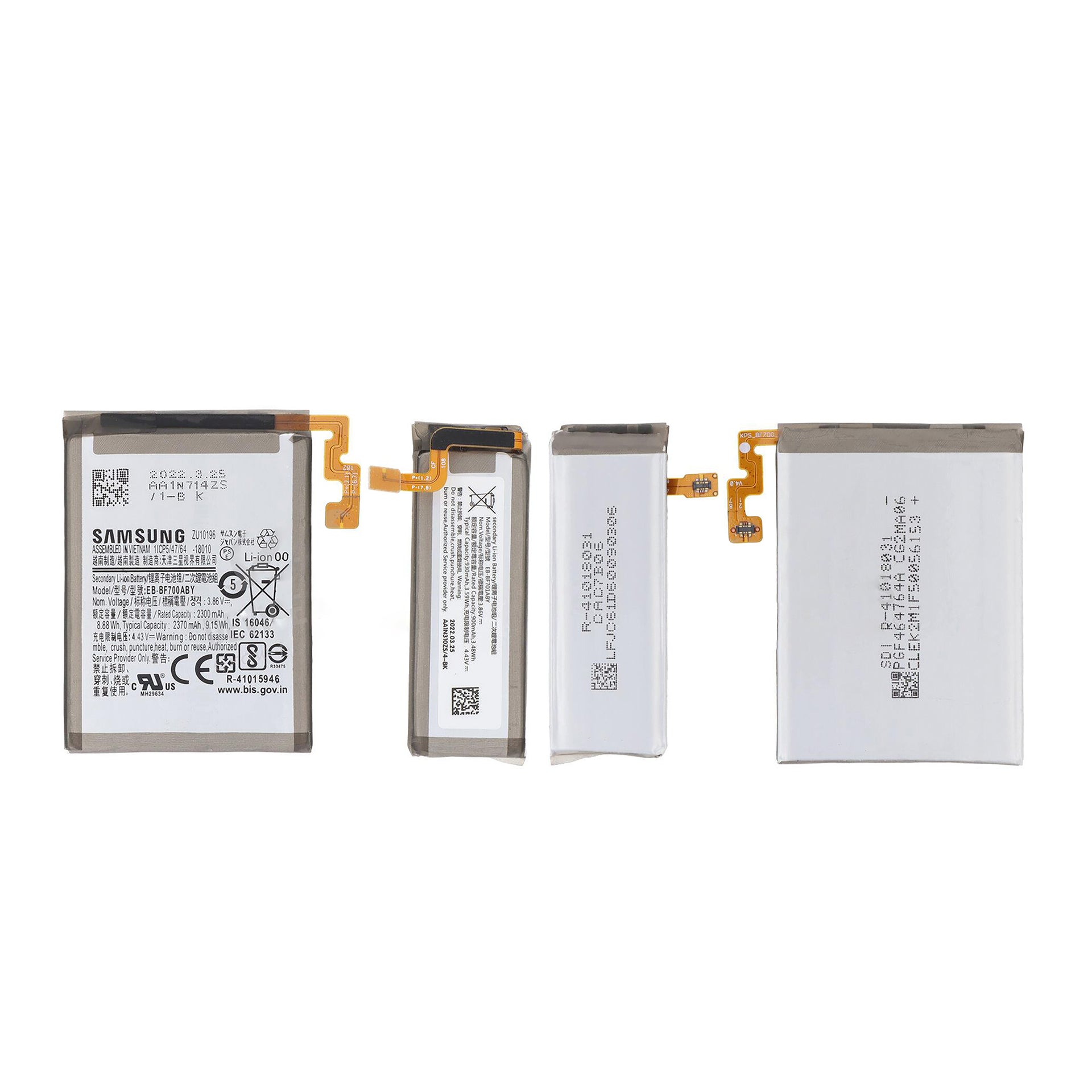 Samsung Galaxy Z Flip F700B Main And Sub Battery Set EB-BF700ABY OEM