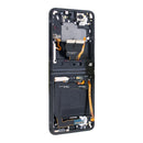 Samsung Galaxy Z Flip3 F711B Main Display And Digitizer With Frame Phantom Black Service Pack