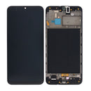 Samsung Galaxy M30 M305F Display And Digitizer With Frame Black Service Pack