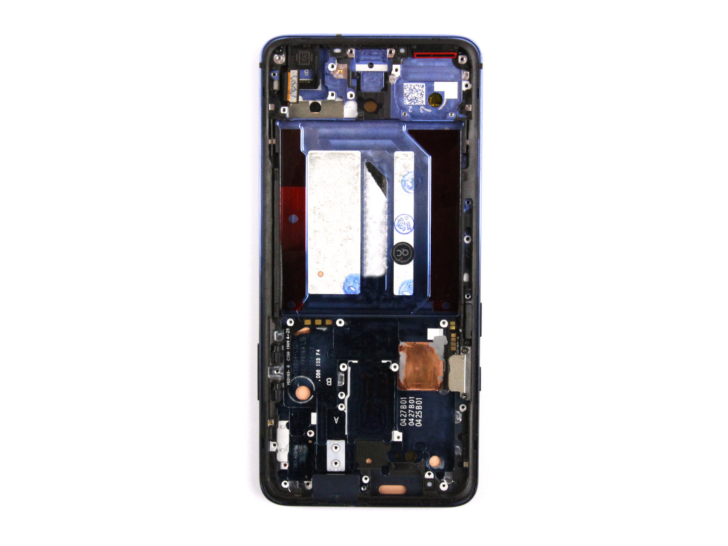 OnePlus 7 Pro Display And Digitizer With Frame Nebula Blue Refurbished